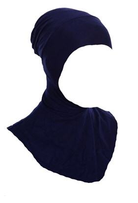 Navy Blue Hijab Bone